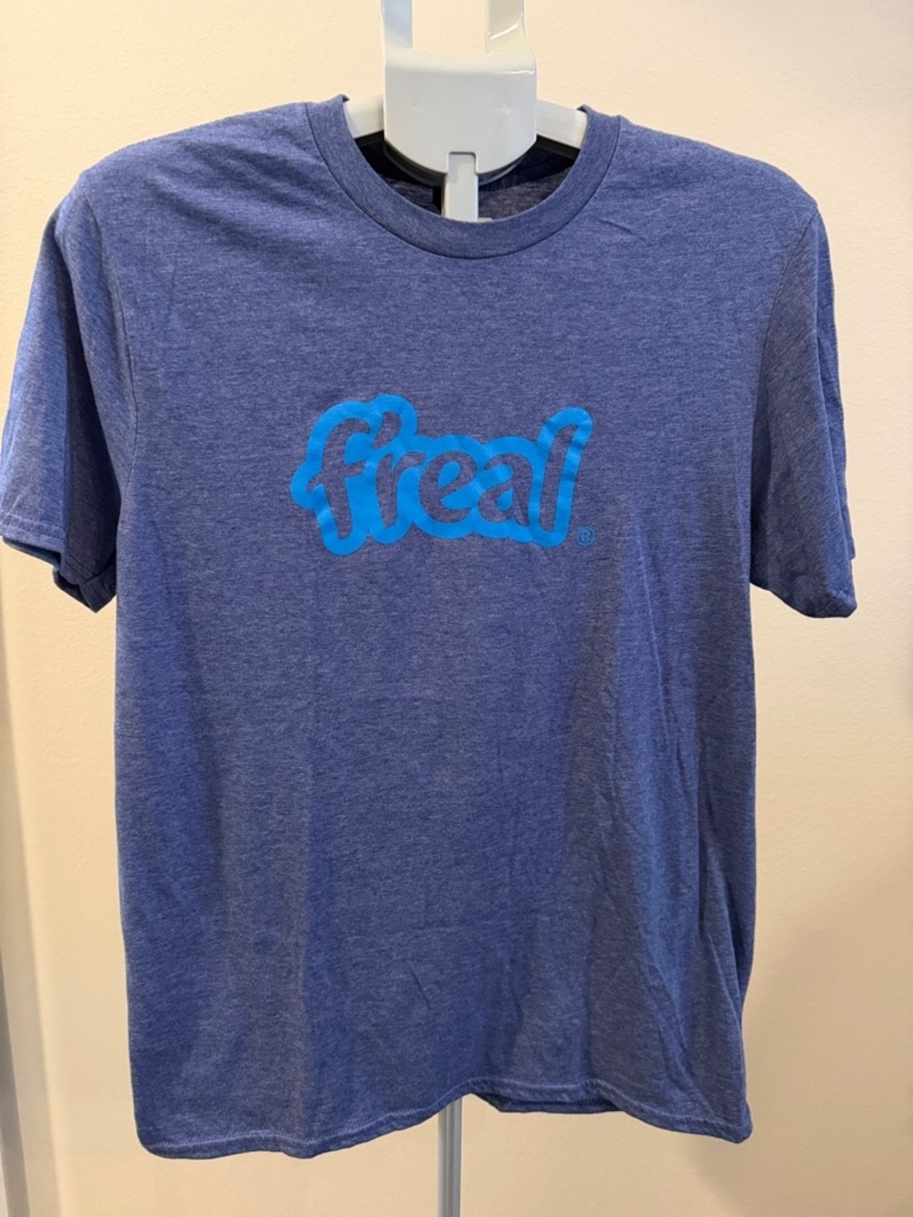 F’real funny super soft Anvil Blue Graphic Short Sleeve Tee